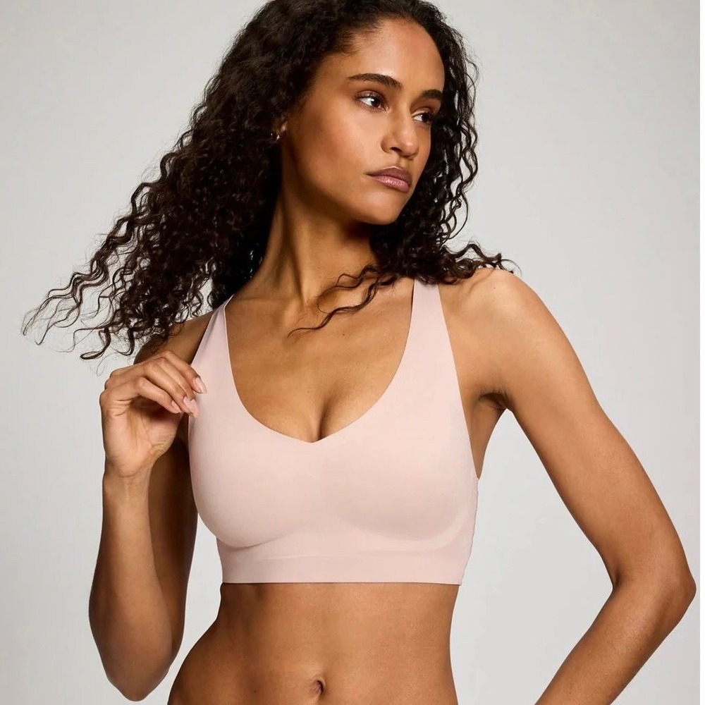Soma Enbliss Racerback Bralette Adobe Rose Pink Wireless Bra XXL 570253098 NWT